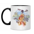 Кружка двухцветная