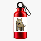 Металлическая бутылка 400 мл UV-DTF