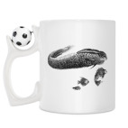 Кружка с футбольным мячиком