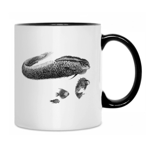 Кружка с принтом Заяц-Летун