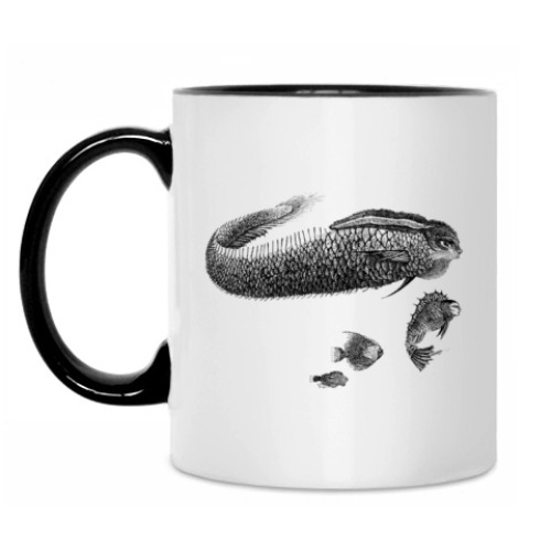 Кружка с принтом Заяц-Летун