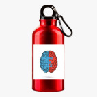 Металлическая бутылка 400 мл UV-DTF