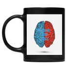 Кружка цветная UV-DTF