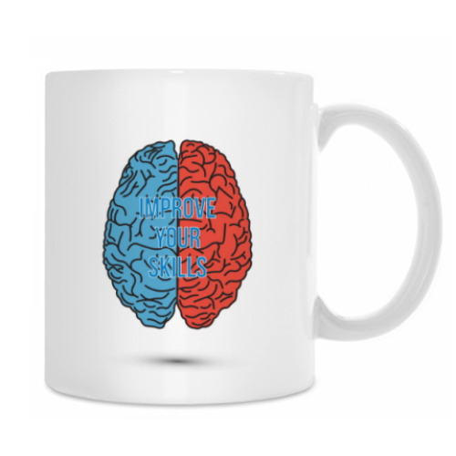 Кружка с принтом Improve your skills
