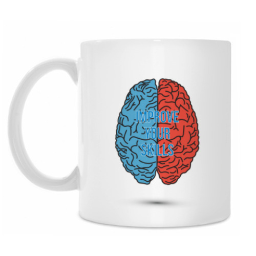 Кружка с принтом Improve your skills