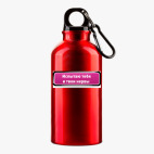 Металлическая бутылка 400 мл UV-DTF