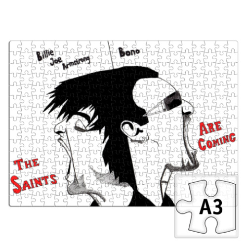 Пазл с принтом Bono