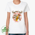 Женская футболка органик