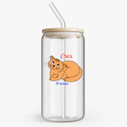 Банка с бамбуковой крышкой