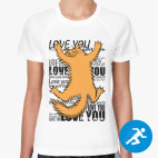 Женская спортивная футболка