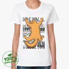 Женская футболка органик