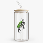 Банка с бамбуковой крышкой