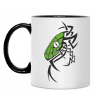 Кружка двухцветная