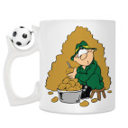 Кружка с футбольным мячиком