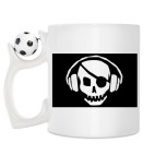 Кружка с футбольным мячиком