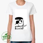 Женская футболка органик