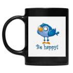 Кружка цветная UV-DTF