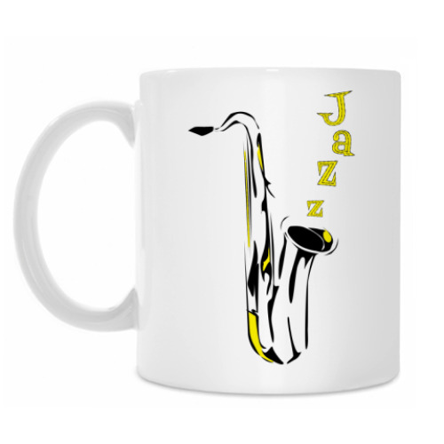 Кружка с принтом Jazz