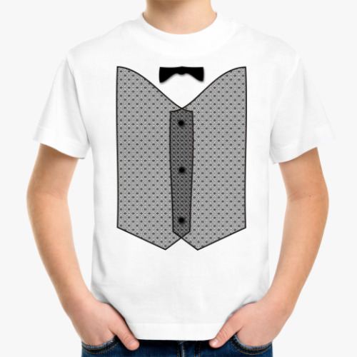 Детская футболка с принтом Жилет