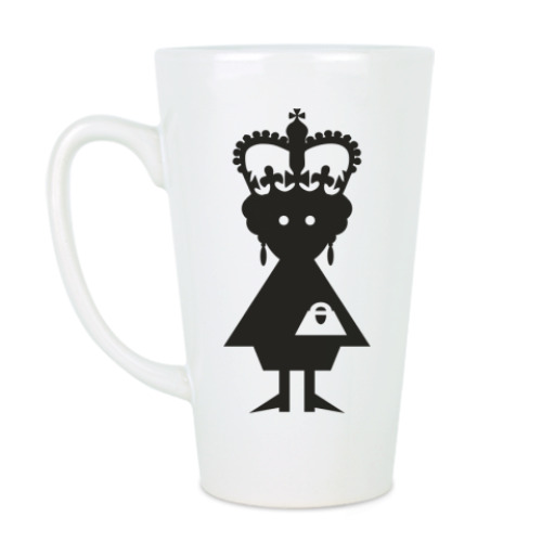 Чашка Латте Королева Елизавета II