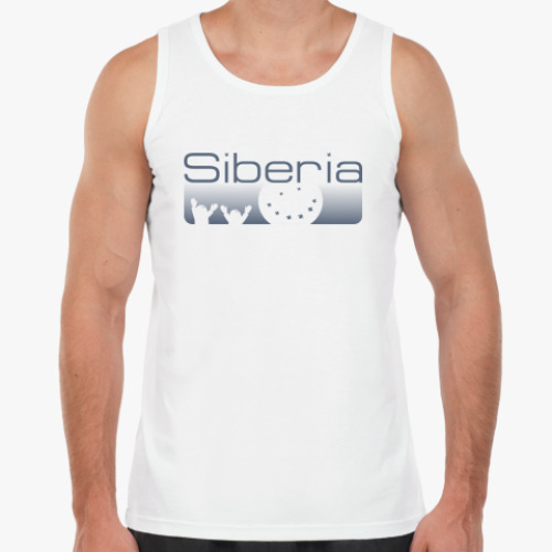 Майка с принтом Siberia