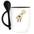 Кружка с ложкой