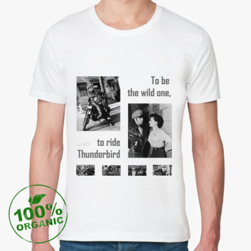 Футболка из органик-хлопка  'The wild one'