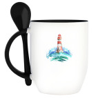 Кружка с ложкой