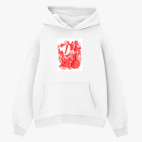 Толстовка худи оверсайз