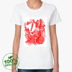 Женская футболка органик