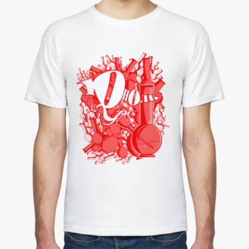 Футболка с принтом  IQ ноль