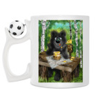 Кружка с футбольным мячиком