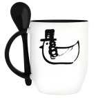 Кружка с ложкой