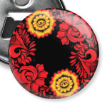 Хохлома два цветка