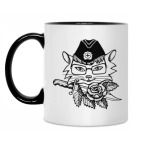 Кружка двухцветная