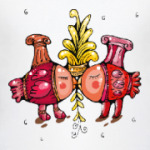 Птички-валентинки. Любовь