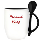 Кружка с ложкой