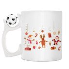 Кружка с футбольным мячиком