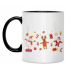 Кружка двухцветная