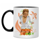 Кружка двухцветная