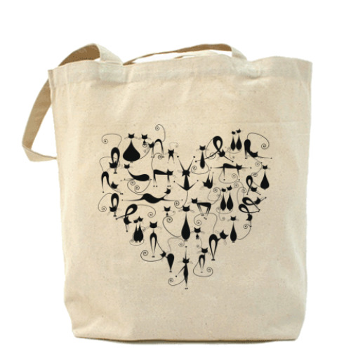 Сумка шоппер Коты