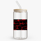 Банка с бамбуковой крышкой