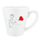 Кружка латте (360 мл) Для влюбленных