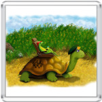 Магнит акриловый 6,5 x 6,5 см