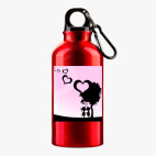 Металлическая бутылка 400 мл UV-DTF