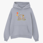 Толстовка худи оверсайз