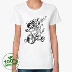 Женская футболка органик
