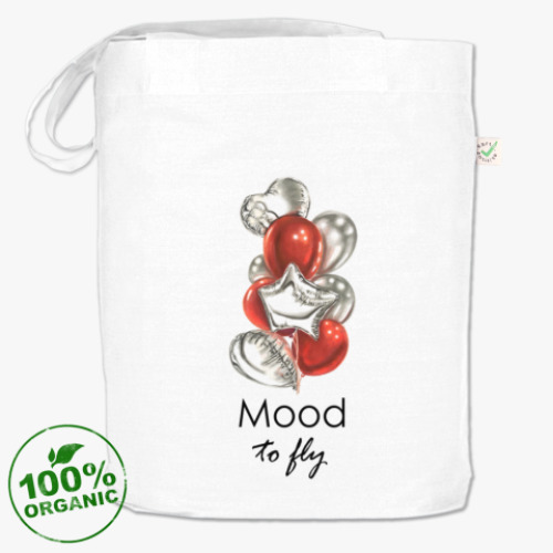 Сумка шоппер с принтом Воздушное настроение