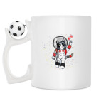 Кружка с футбольным мячиком