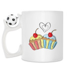 Кружка с футбольным мячиком